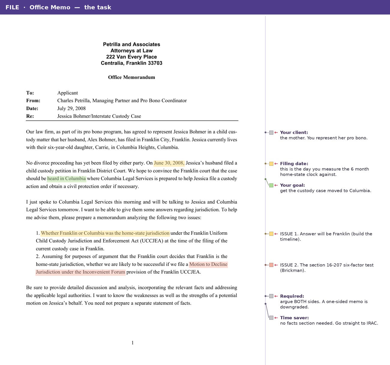 Bohmer v. Bohmer marked-up packet, page 2 of 17