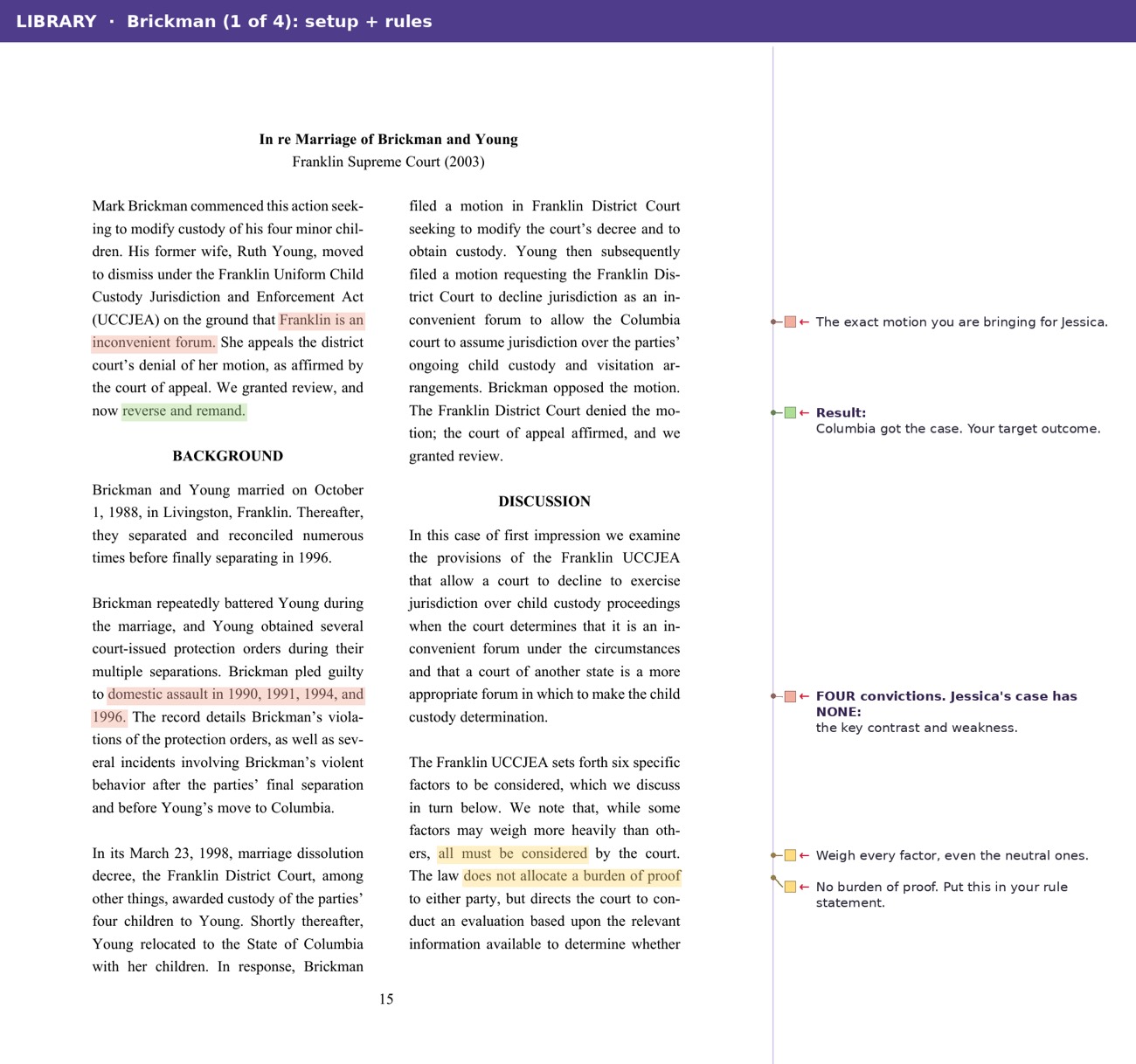 Bohmer v. Bohmer marked-up packet, page 14 of 17