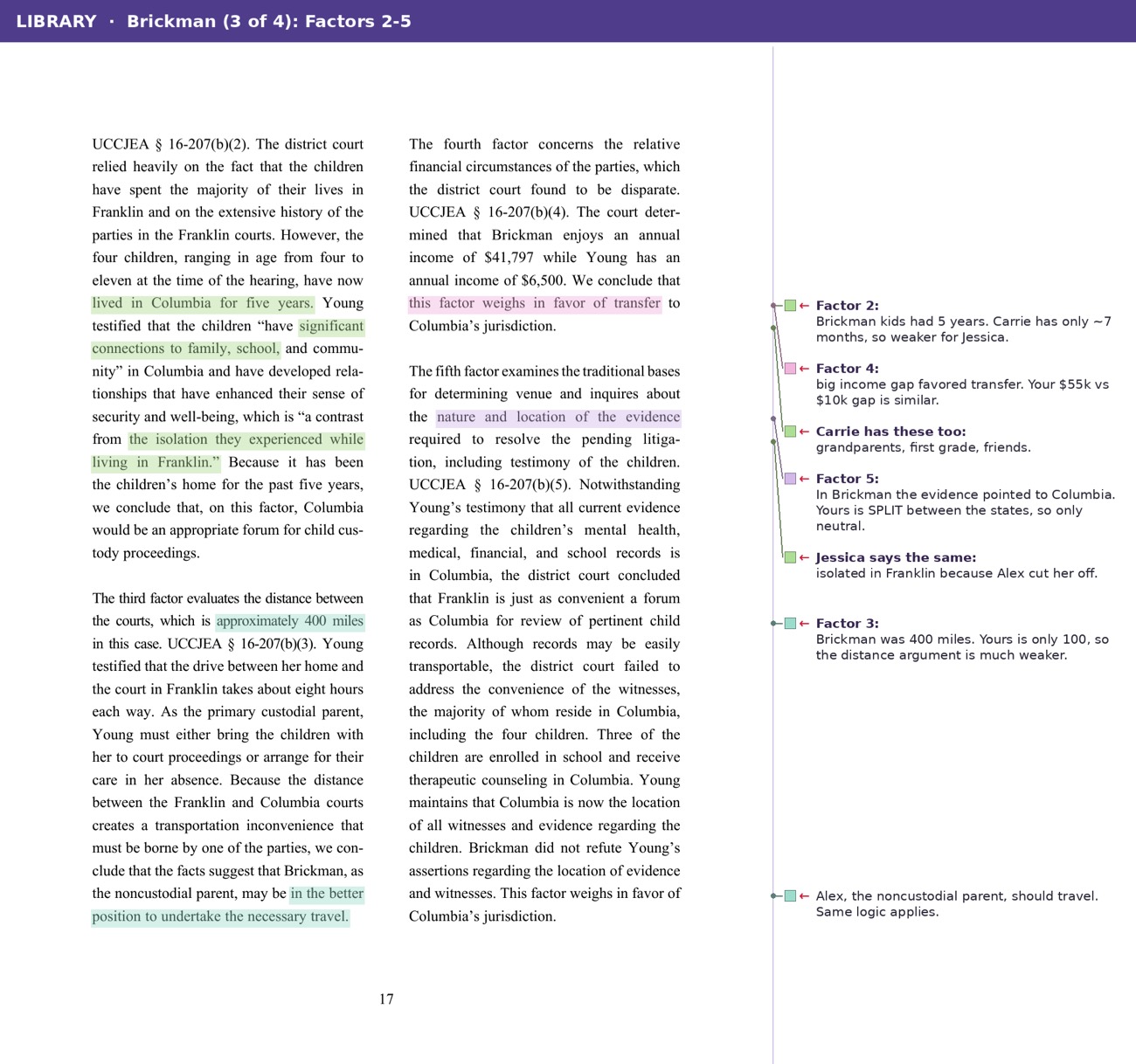 Bohmer v. Bohmer marked-up packet, page 16 of 17